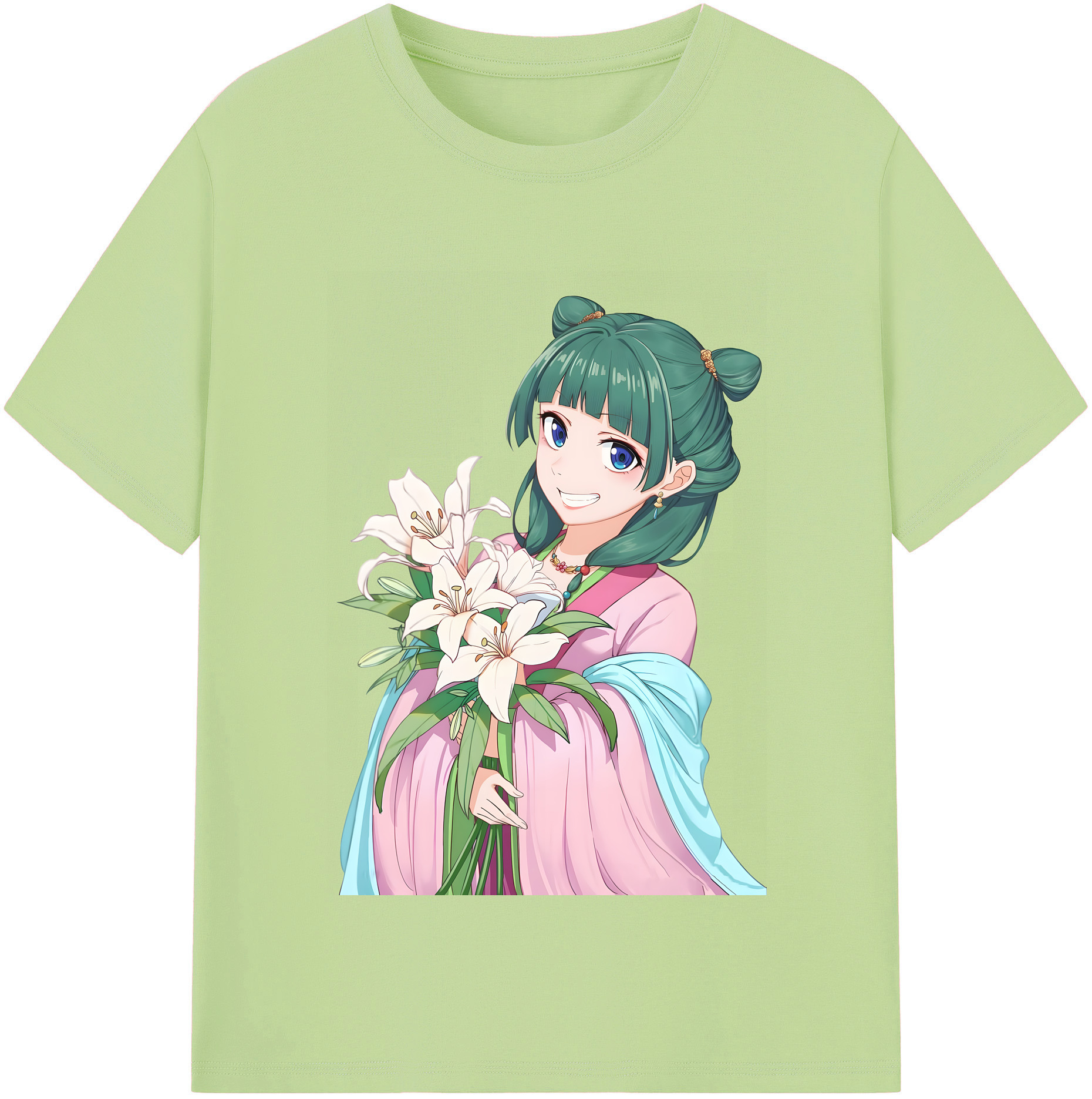 （画像用） 薬屋のひとりごと The Apothecary Diaries 綿100％半袖Tシャツ（フロントプリント）